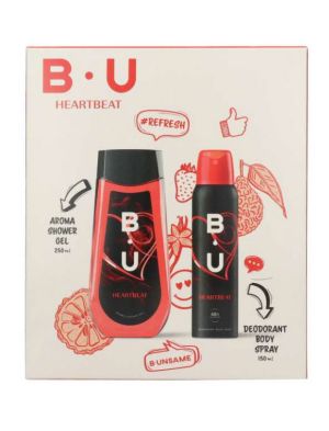 B.U Hearthbeath Комплект Дезодорант спрей 150 мл + Душ гел 250 мл