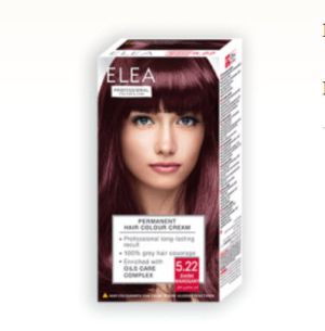 Elea Proffesional Colour&Care Боя за коса - № 5/22 Тъмен махагон