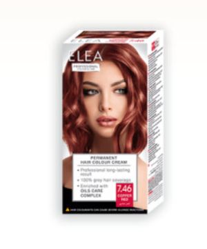 Elea Proffesional Colour&Care Боя за коса - № 7/46 Медно червен