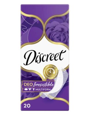 Discreet Deo Irresistible  Дамски превръзки 20 бр