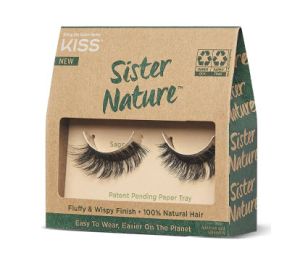 Kiss Lashes Sister Nature Sage  False Eyelashes KSIS01C Изкуствени мигли от естествен косъм