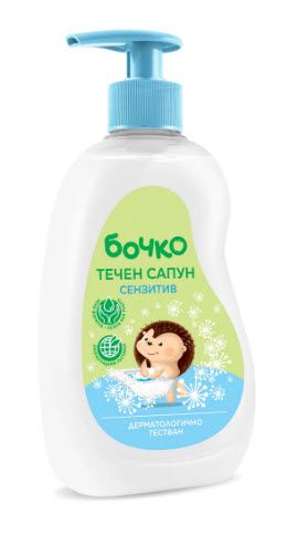  БОЧКО   ТЕЧЕН САПУН  410мл СЕНЗИТИВ