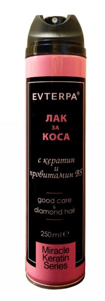 Евтерпа Лак за коса с Кератин и провитамин В5 250 мл