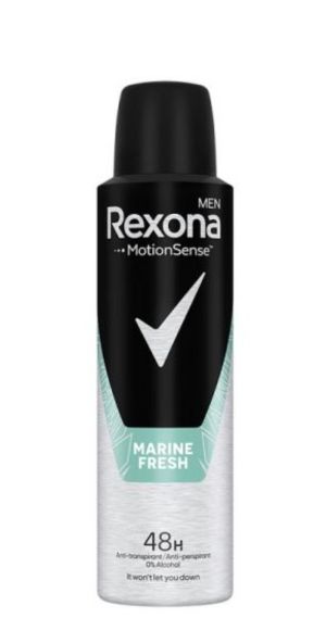 REXONA MEN Marine Stay FRESH Sensitive ДЕЗОДОРАНТ  150мл 