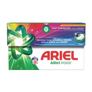 Ariel All in 1 Color Гел капсули за цветно пране 38 броя капсули x17,6 грама