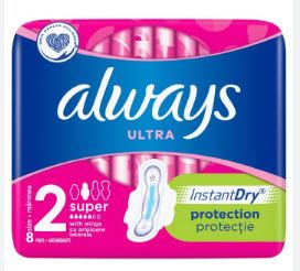 Always Ultra Plus 8 бр ДАМСКИ ПРЕВРЪЗКИ 