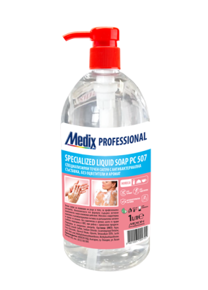 Medix Professional SPECIALIZED LIQUID SOAP PC 507 Специализиран течен сапун с антибактериална съставка, без оцветители и аромат 5 л.