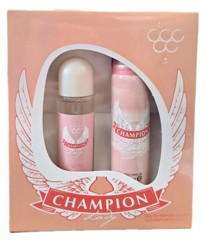Lucky Champion Lady/ Olympiada  Дамски комплект Парфюм 35 мл + Дезодорант 85 мл