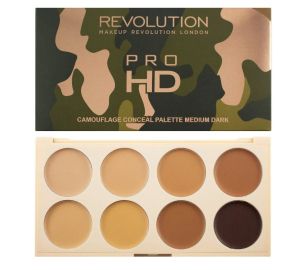 Makeup Revolution палитра коректор Pro HD Camouflage Medium Dark 8 цвята ПО ЗАЯВКА