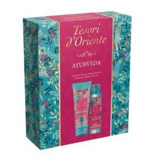 Tesori d'Oriente Ayurveda Kомплект за жени Парфюмен душ - гел 250 мл + Дезодорант 150 мл