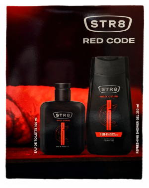 STR8 Red Code Set Комплект Тоалетна вода 100мл + Душ гел 150 мл