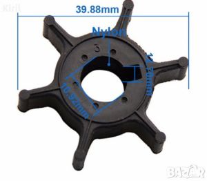 ВОДНА ПОМПА ИМПЕЛЕР за Yamaha 4HP 5HP 6HP Извънбордов мотор 6E0-44352 6E0-44352-00-00 6E0-44352-003