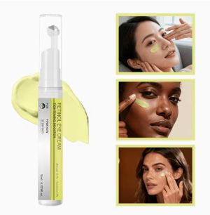 Retinol Eye Ceeam  Стягащ крем за околоочен контур с ретинол - Хидратираща и стягаща формула за фини линии и еластичност - Не мазен, хипоалергенен, подходящ за всички светли бежови типове кожа, елегантен дизайн на тубичката, основен продукт за грижа за ко