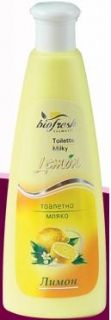 BIOFRESH ТОАЛЕТНО МЛЯКО ЛИМОН 200МЛ.ЖЪЛТО