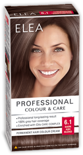 Elea Proffesional Colour&Care Боя за коса- № 6/1 Тъмно пепелно рус