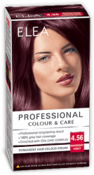 Elea Proffesional Colour&Care Боя за коса - № 4/56 Махагон виолет