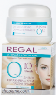  REGAL Q10+Refresh 50мл ДНЕВЕН ОВЛАЖНЯВАЩ КРЕМ 